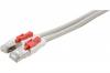 Cordon RJ45 CAT 6 S/FTP  verrouillage gris - 2 m